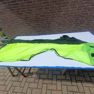 Vliegendeken met zadeluitsparing reflecterend